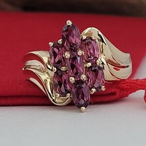 ❤️14k Size 8 Precious Solid Yellow Gold Tourmaline Ring! 👌🎁